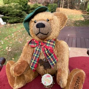 Althans German Teddy Bear Christmas Drummer Boy